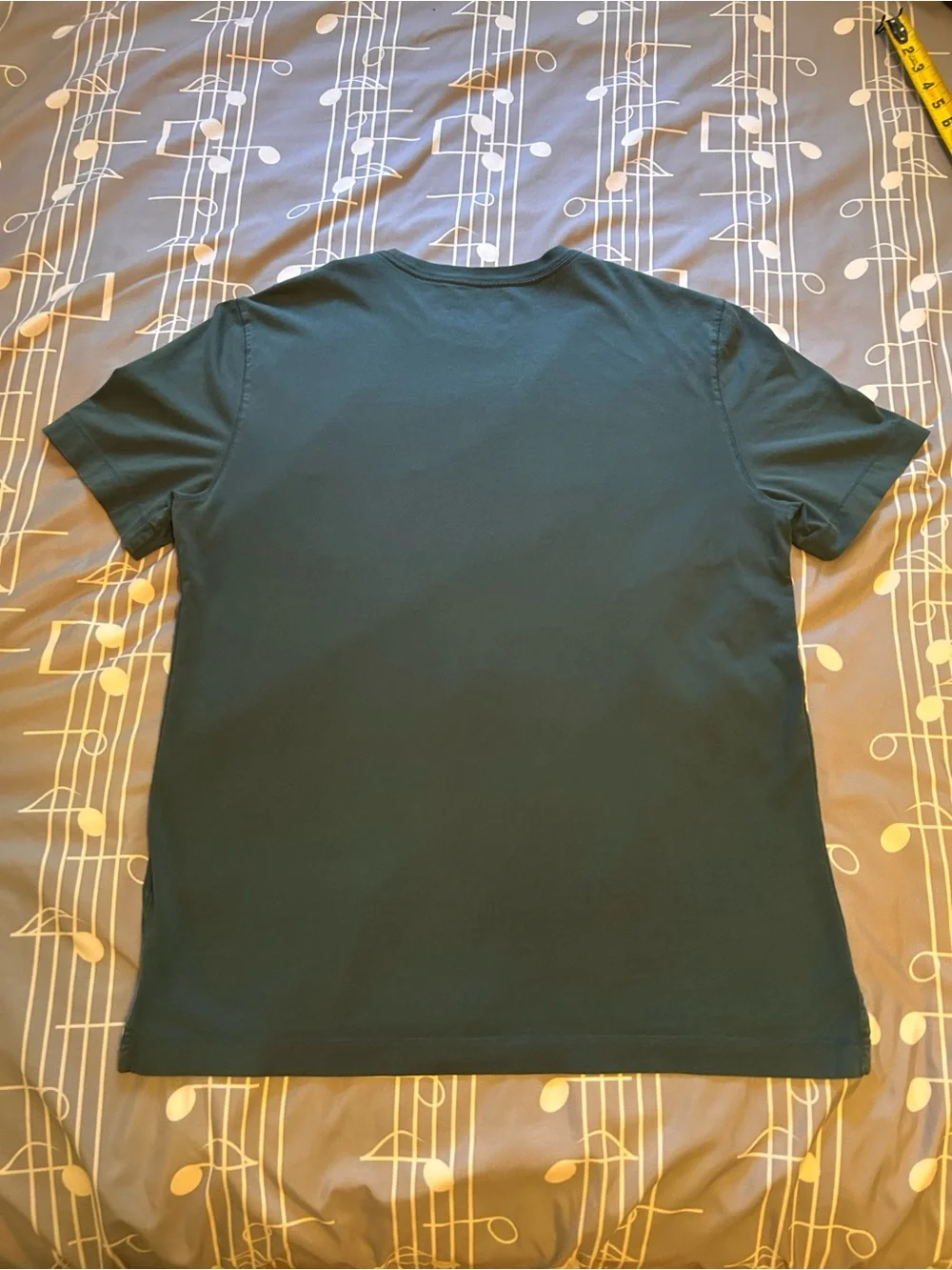Banana Republic Dark Green-Blue Pocket Crew T-Shirt